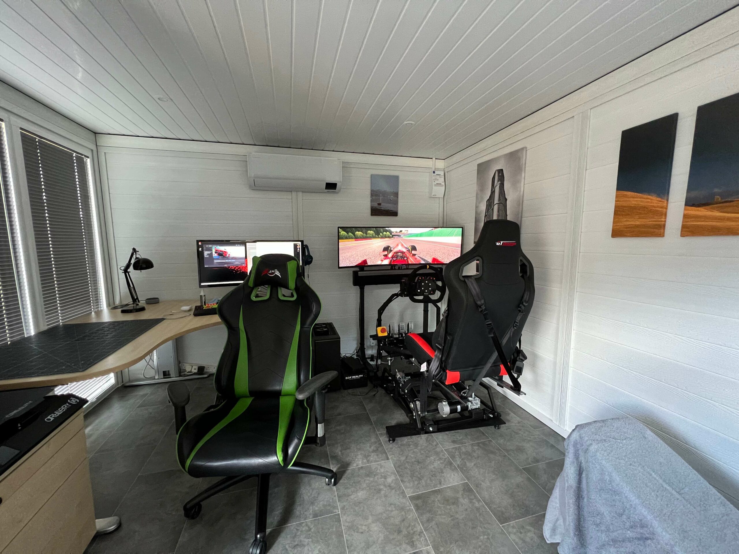 Garden gaming room and office